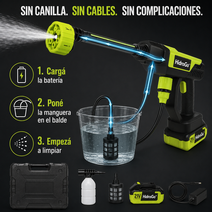 HidroGo™ - Limpieza potente donde quieras