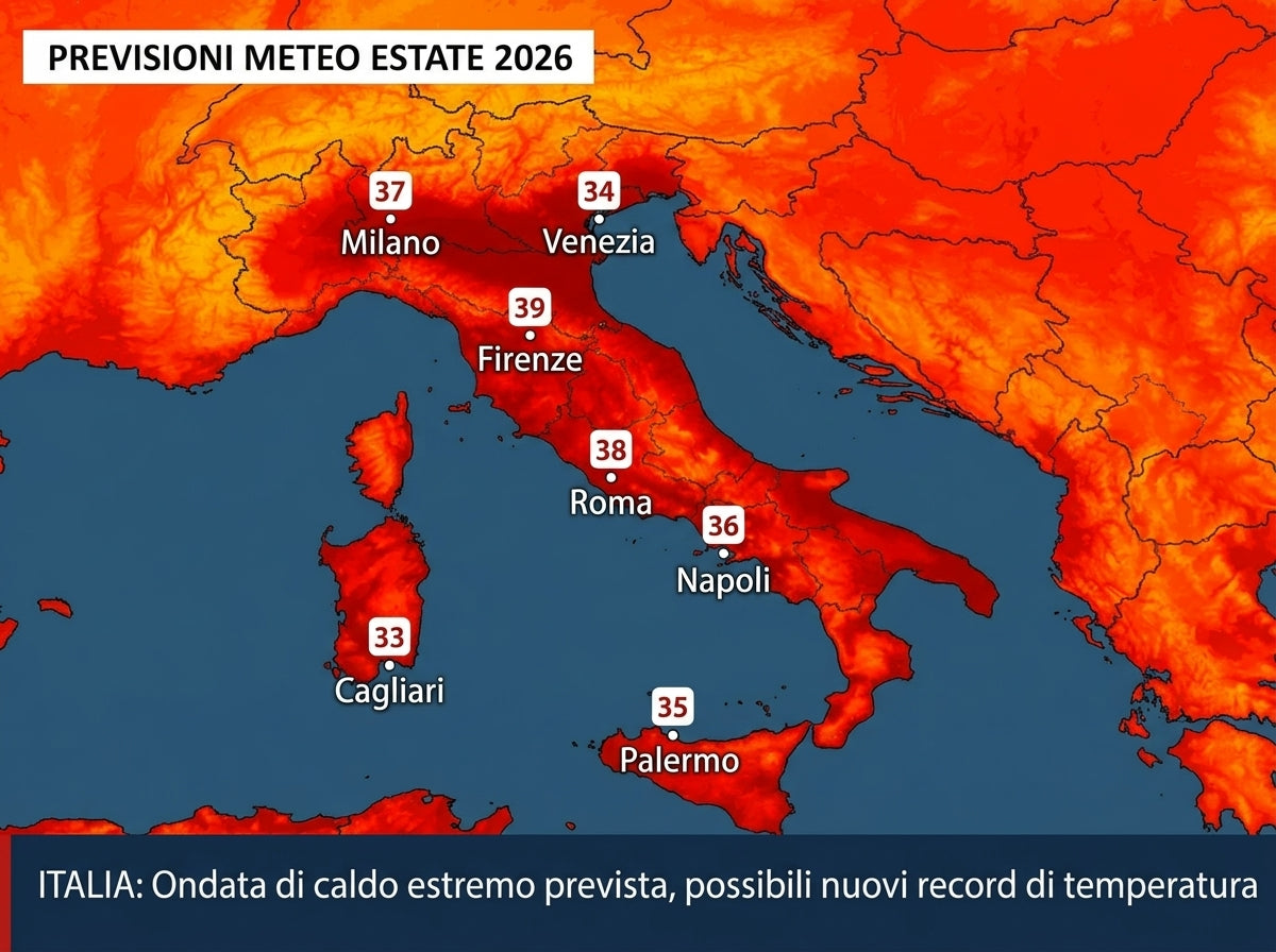 Previsioni meteo Italia 2026