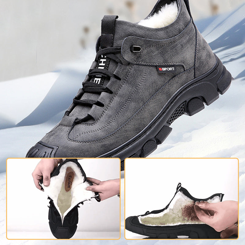 David™ - Scarpe Invernali da Uomo con Fodera in Pelliccia Sintetica