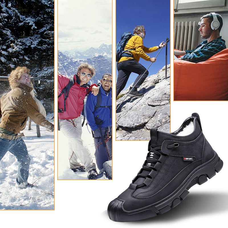 David™ - Scarpe Invernali da Uomo con Fodera in Pelliccia Sintetica